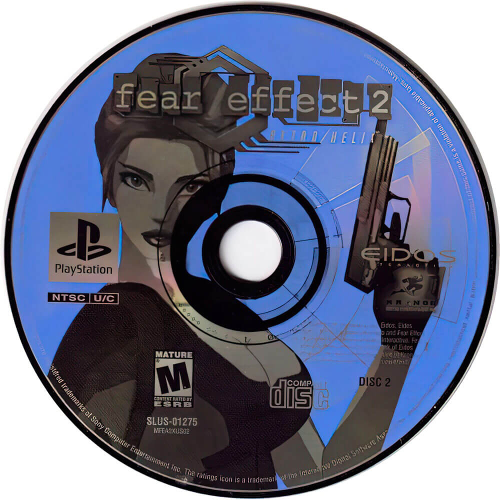 Лицензионный диск Fear Effect 2 Retro Helix для PlayStation